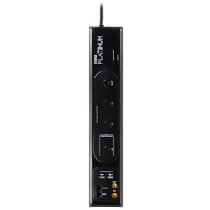 Platinum Power Board 4 Socket 2 USB Surge Coax & Data