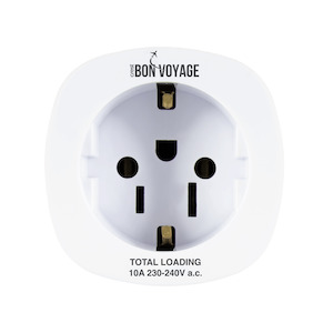 Bon Voyage USA EU Inbound Travel Adaptor