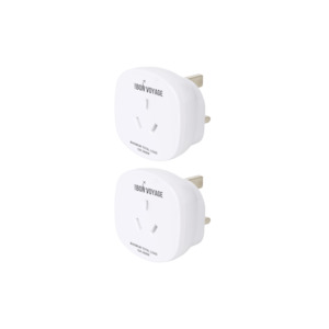 Power: Bon Voyage UK HK Twin Pack Outbound Travel Adaptors