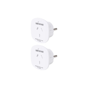 Power: Bon Voyage EU BALI Twin Pack Outbound Travel Adaptors