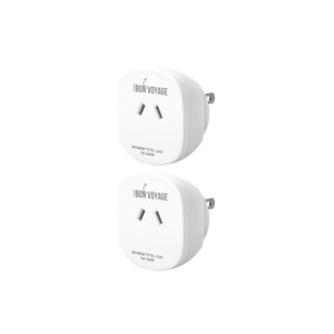 Bon Voyage JAPAN Twin Pack Outbound Travel Adaptors