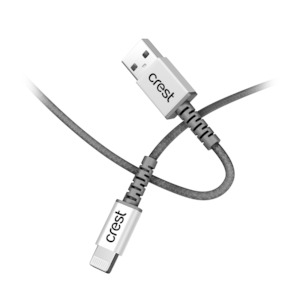 Lightning to USB-A Braided Cable 1.5M - Grey