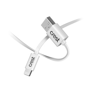 Charging Cables: Lightning to USB-A Flat Cable 3M - White