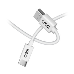 Charging Cables: Super Speed USB-C to USB-A Cable 1.5M - White