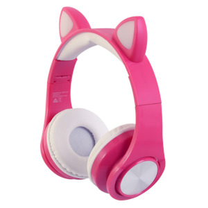 Audio: TechXtras Bluetooth Cat Ears Headphones - Pink