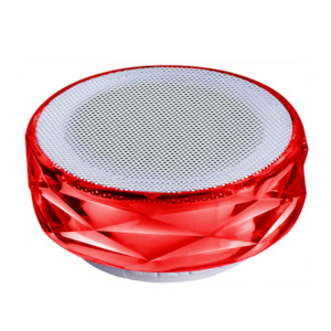 TechXtras Crystal Wireless Speaker - Red