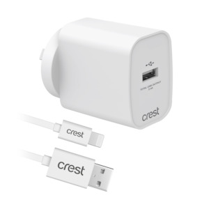 USB Wall Charger & Lightning Cable