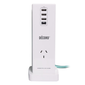 Decord: Décord USB Charging Tower Headphone Stand