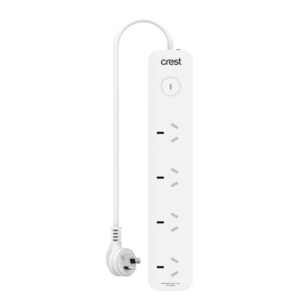 Power Boards: Power Board 4 Sockets with Master Switch & Surge Protection