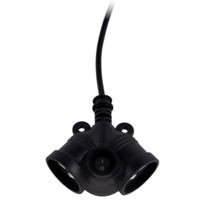 Power: Extension Lead 2 Sockets with Master Switch - 2M - Black