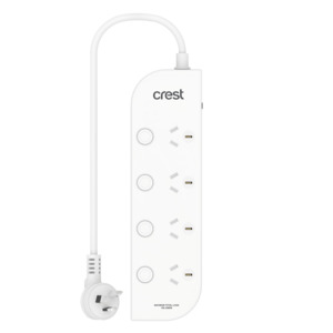 Power Board 4 Sockets Switched