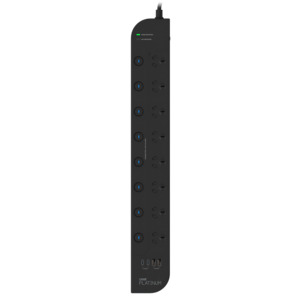 Platinum Surge Protector 8 Socket Switched Power Board with 4 USB Ports PD 65W - 1.8M