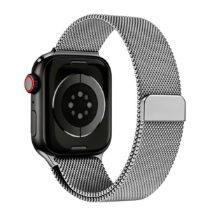 Crest Milanese Watch Strap 38-41mm Silver