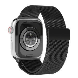 Crest Milanese Watch Strap 42-49mm Black