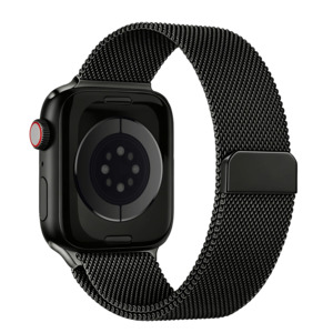 Crest Milanese Watch Strap 38-41mm Black