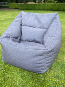 Outdoor Bean Chair - Navy The Crowded House