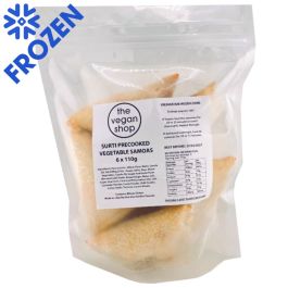 Vegetable Samosas 6x110g - The Vegan LTD