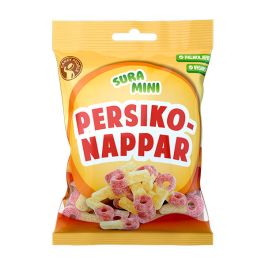 Candy People Sour Mini Peach Nappar - The Vegan LTD