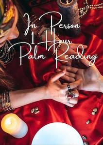 Products: In Person 1 Hour Palm Reading