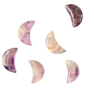 Stars And Moons: 25-30mm Amethyst Moon