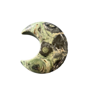 Stars And Moons: 30mm Kambaba Jasper Moon