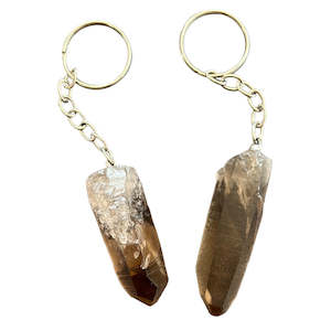Keyrings: Smokey Quartz Keychain