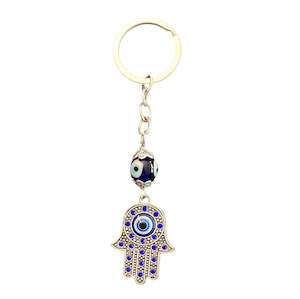 Evil Eye Hamsa Keychain