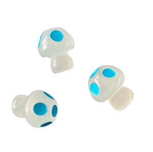 The Apothecary Collection: Glow in the Dark Light Blue Mushroom