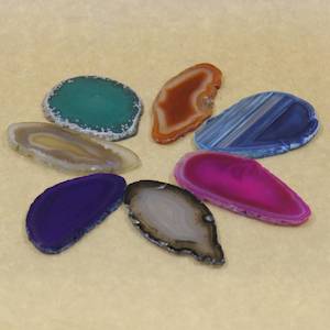 Agate Coloured Slices