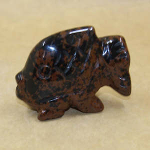 Mahogany Obsidian Fish