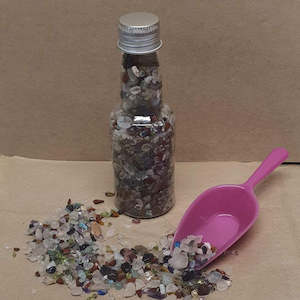 Crystals: Mixed Chip in large 11cm bottle