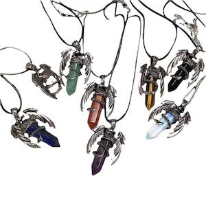 Crystal Dragon Pendant