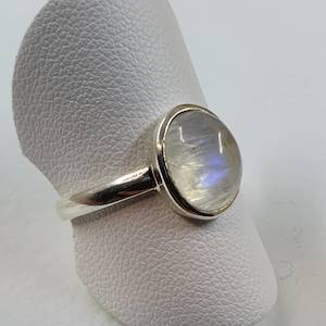 Rainbow Moonstone Rings S/S