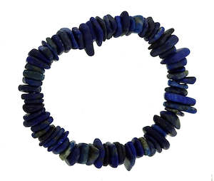 Lapis Lazuli Flat Nugget Bracelet