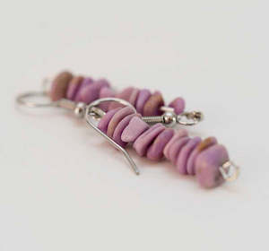 Sugilite Chip Earrings