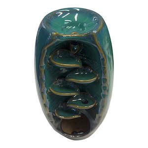 Incense Holders: Backflow Burner Teal