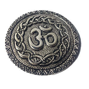 Om Round Incense Holder