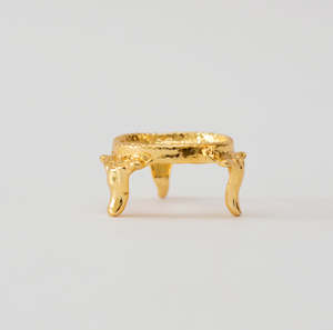 Shapes: Gold Coloured Metal Stand