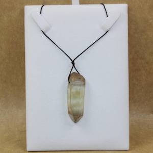 Pendants: Raw Citrine Pendant on cord