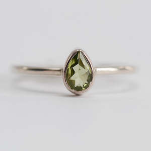 Peridot Stacker Rings S/S