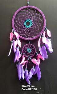 Dream Catchers: Dream Catcher Purple 22cm