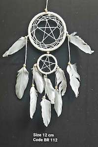 Dream Catchers: Dream Catcher Pentacle 12cm