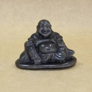 Feng Shui: Laughing Buddha Silver Sheen