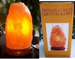 Lamps: Himalayan salt lamp 2-3kg