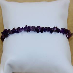 Amethyst Chip Bracelet