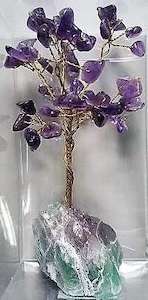 Crystal Trees: Amethyst Gold Crystal Tree 15cm