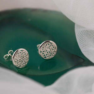 Flower of Life Stud Earrings