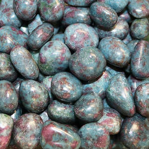 Tumbled: Ruby in Kyanite Tumbled