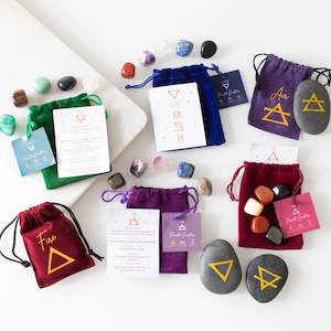 Crystal Giftlines: Zodiac Elemental Crystal Packs