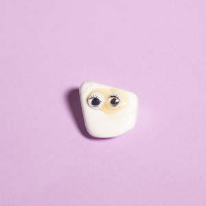 Gem People: Howlite Gem Person